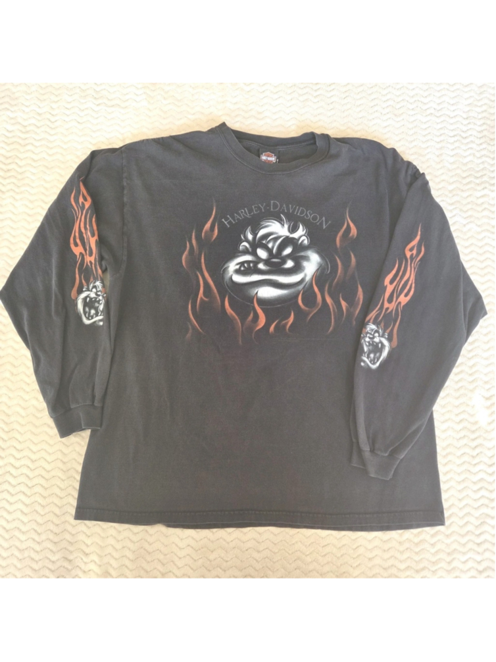 Vintage Harley-Davidson 2XL Long Sleeve looney Tunes